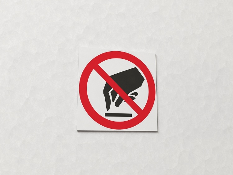 Знак Запрещается прикасаться. Опасно (арт. ЕС8)