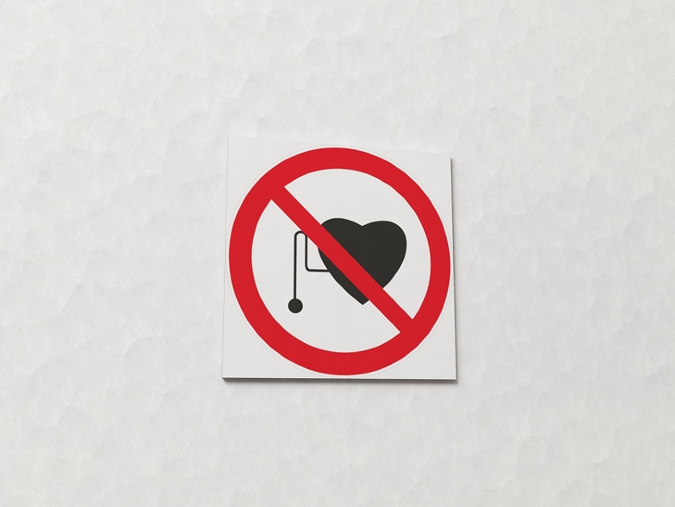 Почему в инструкции людям с кардиостимуляторами запрещается. Запрещено с кардиостимулятором. Табличка проход с кардиостимулятором. Табличка о предупреждении металлодетектор кардиостимулятор. Проход с кардиостимулятором запрещен знак.